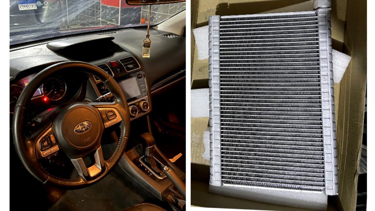 Subaru xv evaporator coil replacement.. طريقه تغيير تلاجه تكييف سوبارو