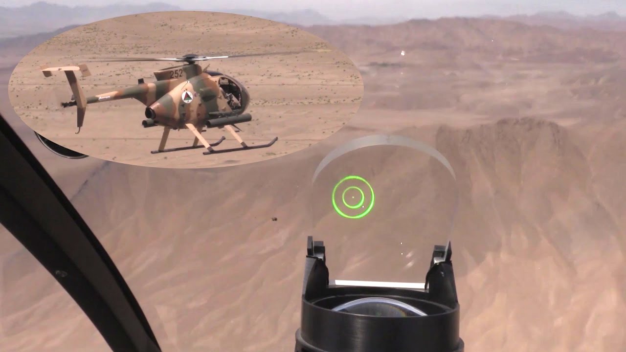 MD-530 Light Scout Attack Helicopter &ndash; Live Fire Training In Afghanistan