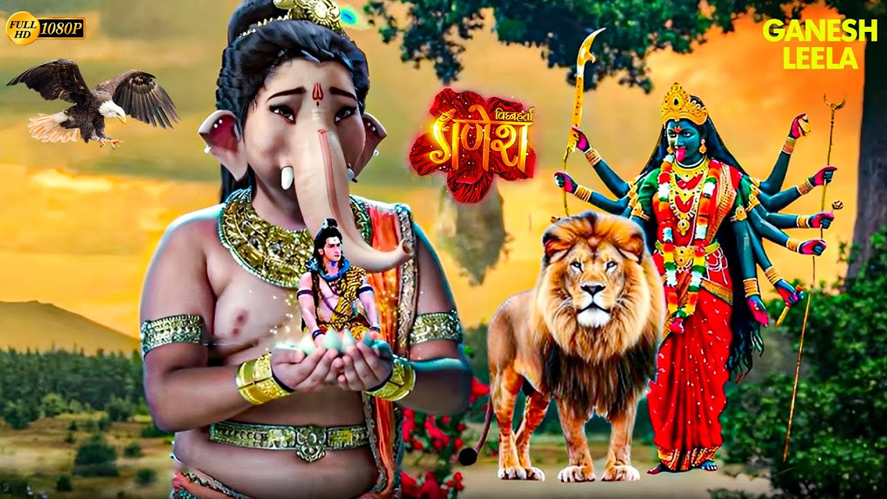 गणेश लीला | गणेश ने महादेव को कमल में क्यों समाहित किया? | Vignaharta Ganesh | Devotional Show | God