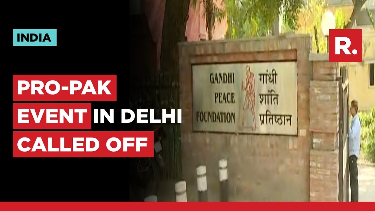 Pro-Pakistan Event Cancelled in New Delhi, Police Crack Down on 'Tukde' Gang seminar