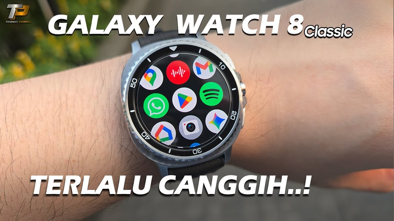 REVIEW FITUR DAN APLIKASI SAMSUNG GALAXY WATCH 8 CLASSIC ( WHATSAPP, GOOGLE MAPS, SPOTIFY, dll )