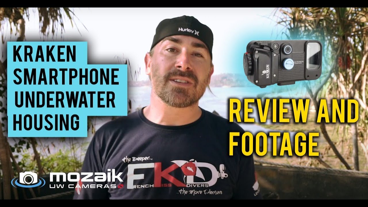 Kraken Smartphone Underwater Housing Review and Footage