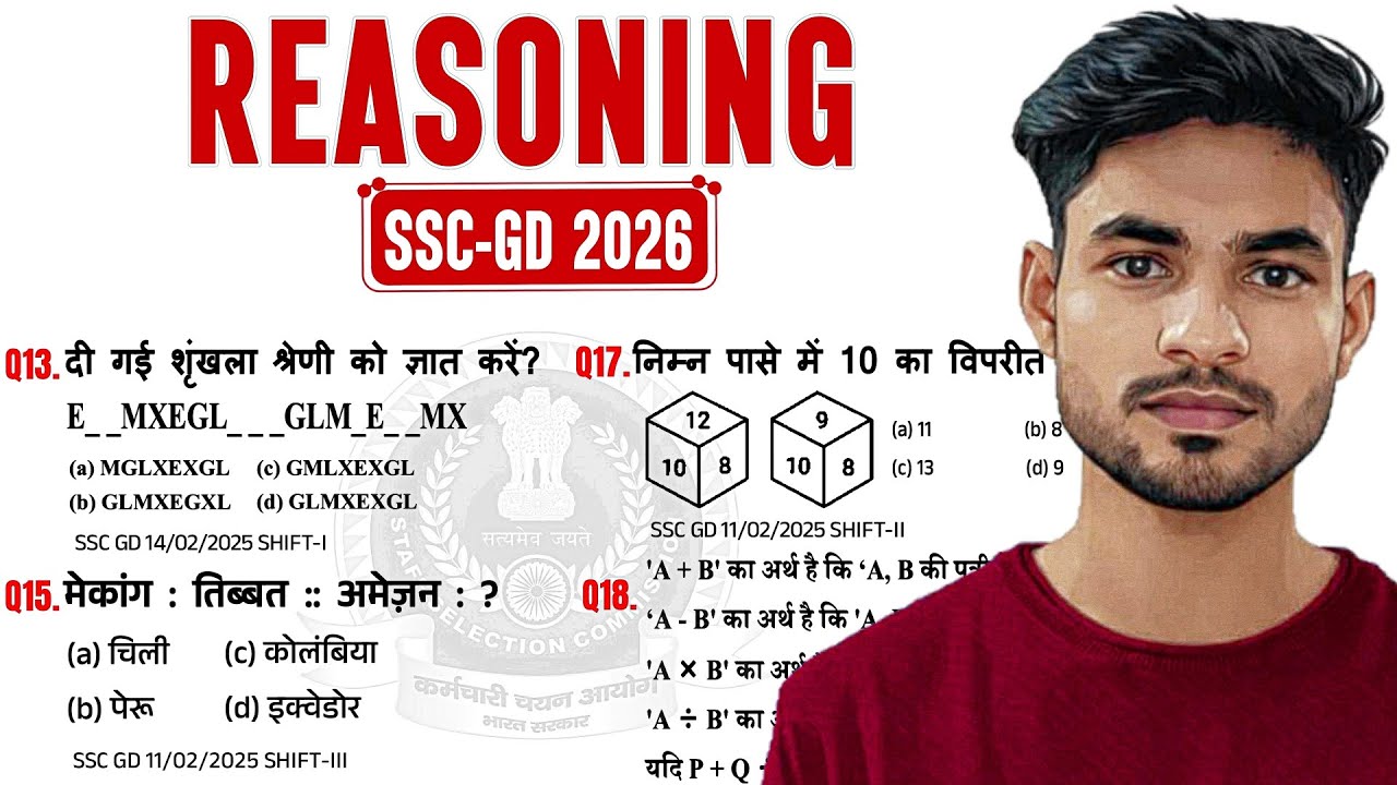 Reasoning प्रैक्टिस Set–01 | SSC-GD 2026 || Mori Classes
