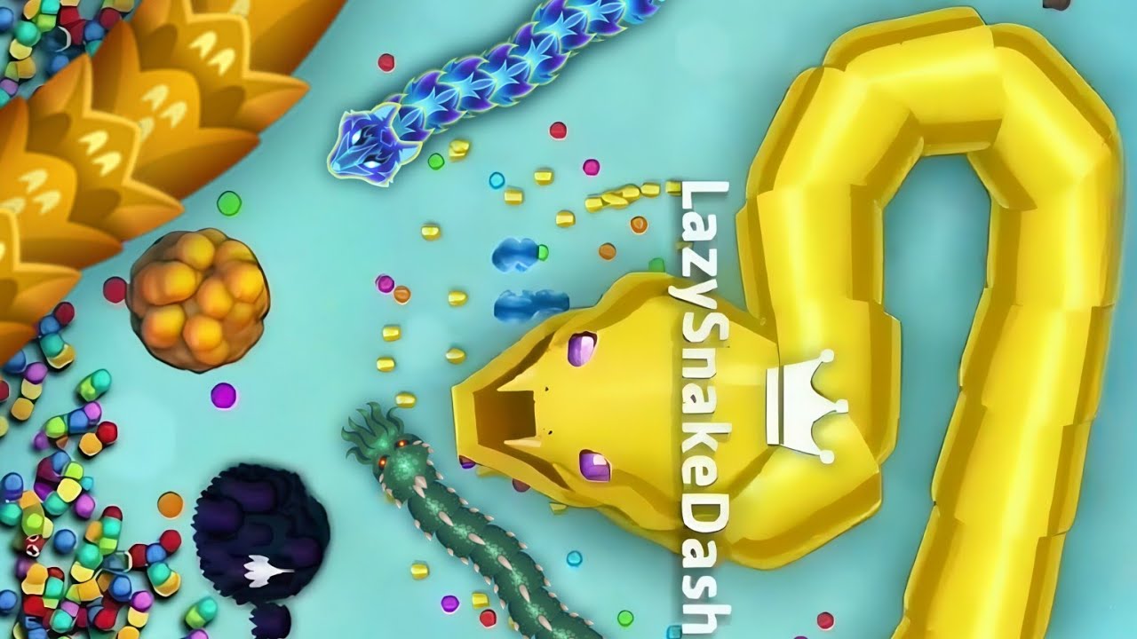 Snake io 🐍 Giant Golden Snake VS Pro Giant Snakes Gameplay #snakeio #gaming #snakeiogame 