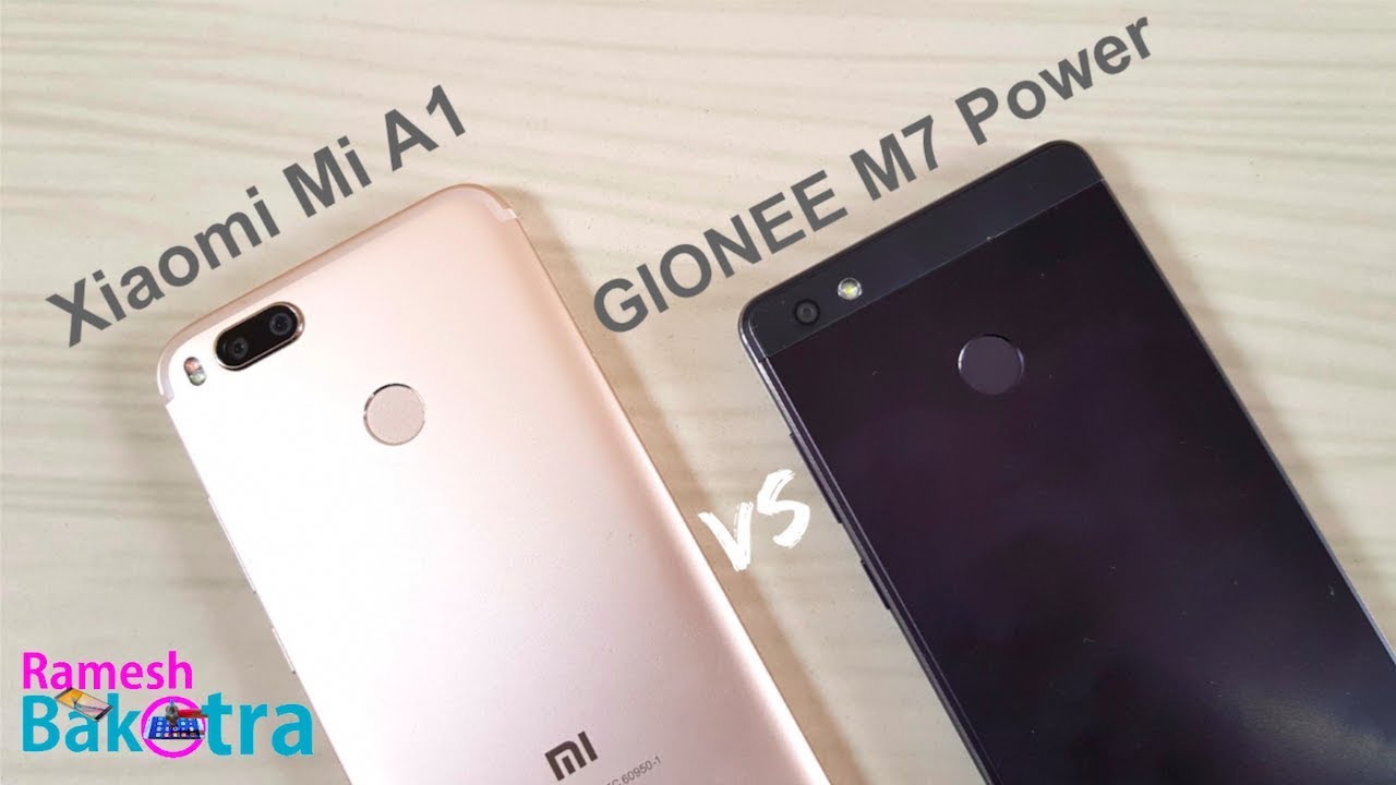 Gionee M7 Power vs Mi A1 Speed and Camera Comparison
