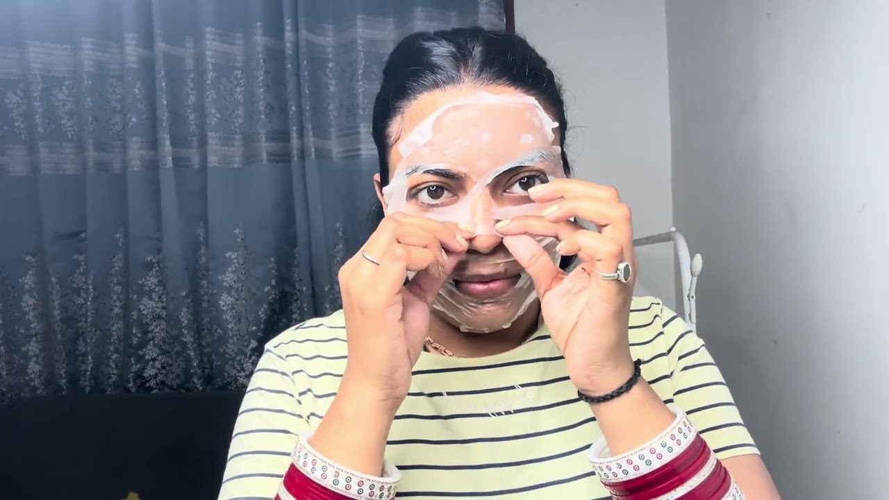 Tried first time Korean skin care || Had rice || 