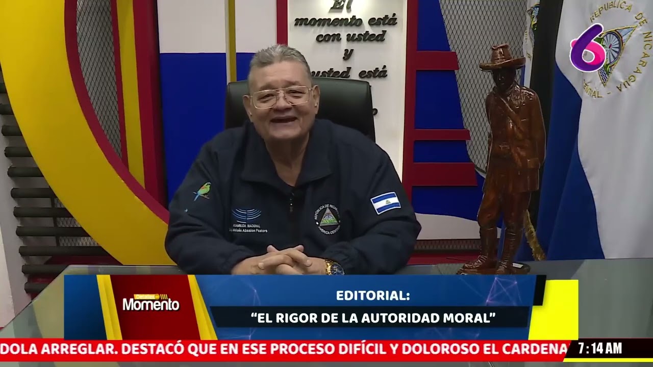 Detalles del Momento - Editorial: El rigor de la autoridad moral