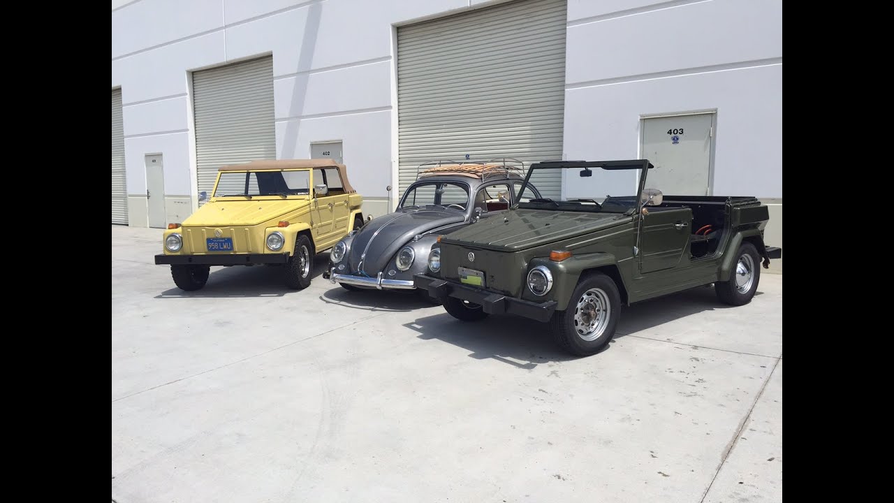 VW Thing EV vs  Gas Motor