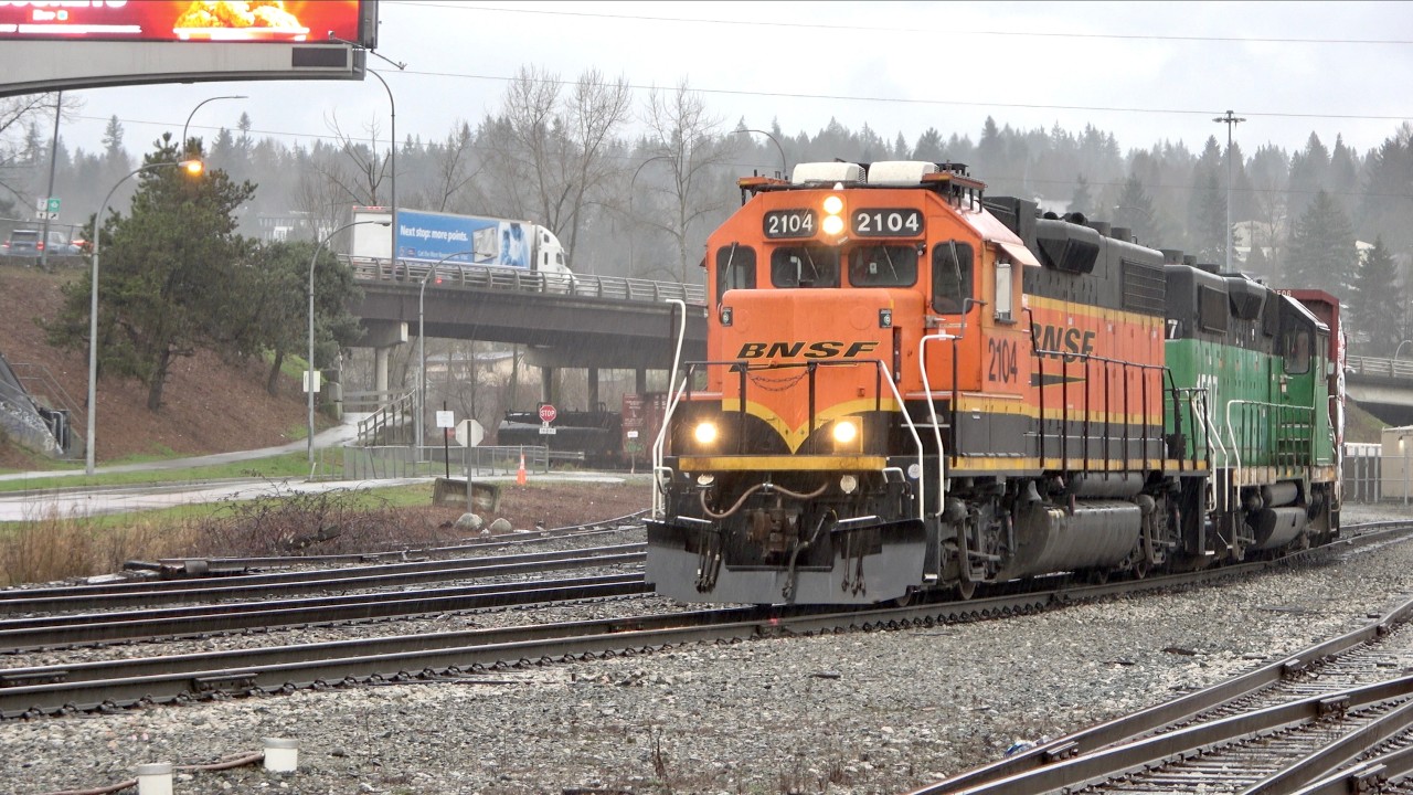 Trains in different parts of Vancouver, Canada part 1