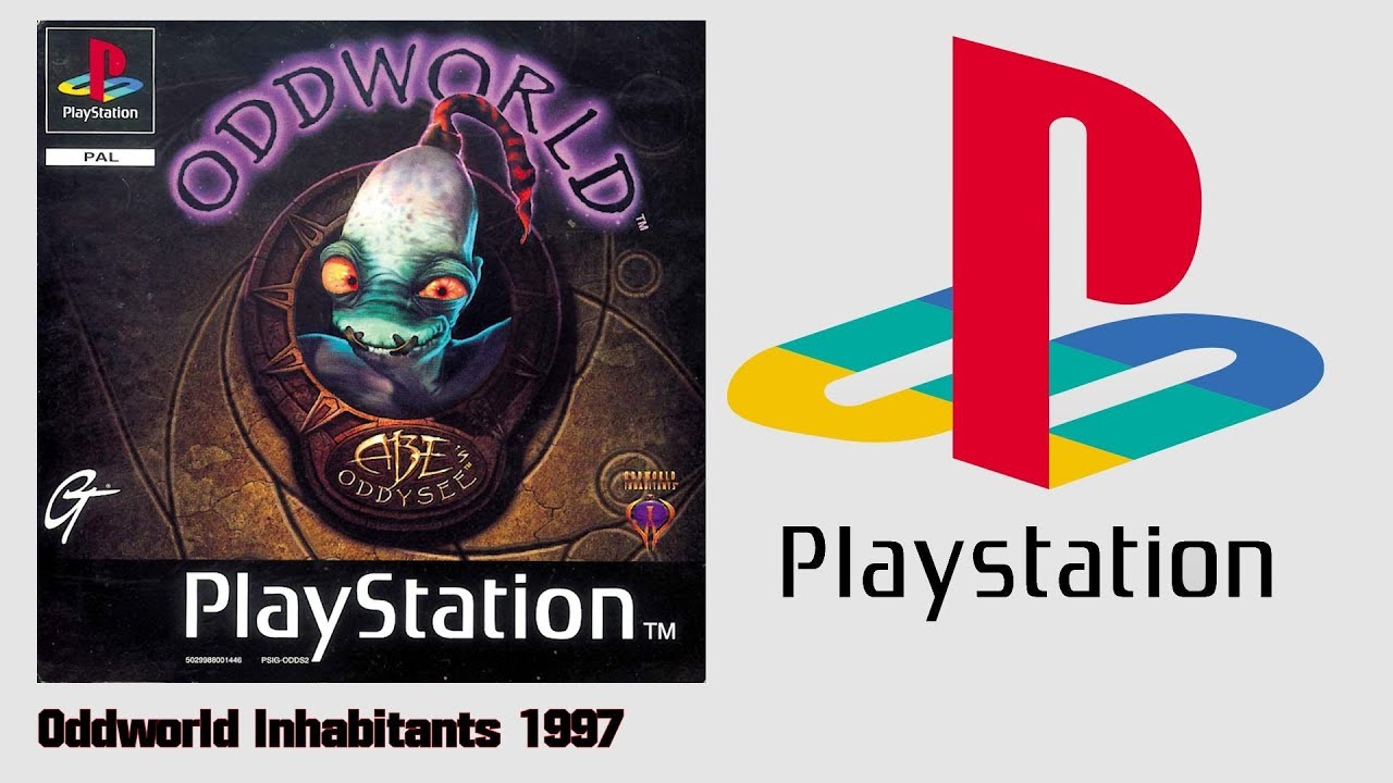 Oddworld - Abes Oddysee (PS1)(1997) Intro + Gameplay (HD)