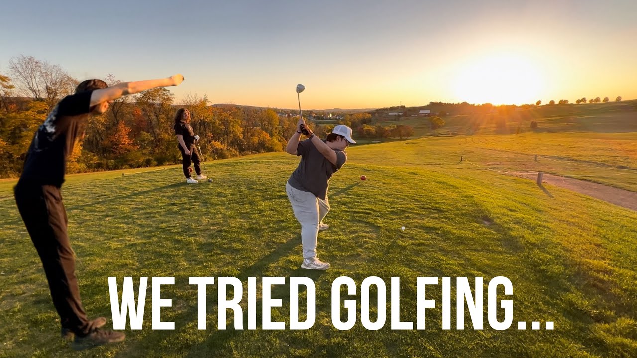 WE SUCK AT GOLF