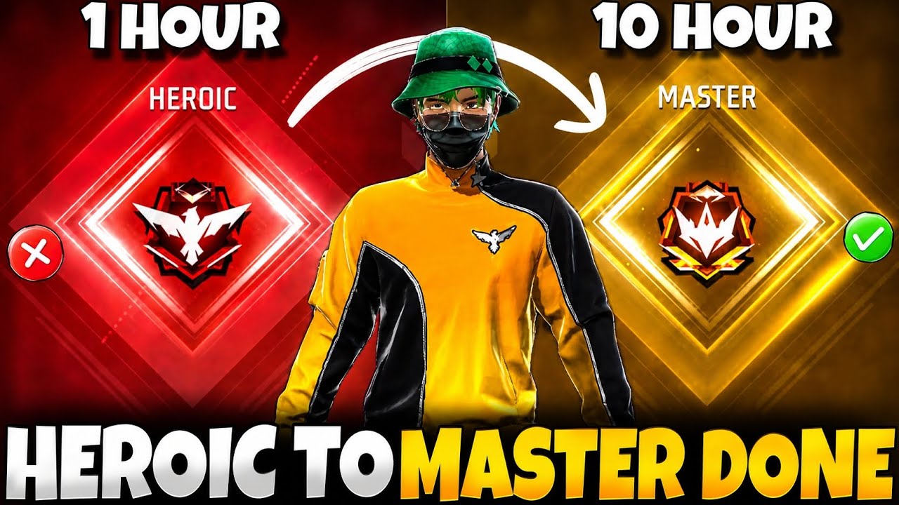 Finally Master Done ✔️ Season 37 | Cs Rank Pushing With Random players ☠️ #freefire 