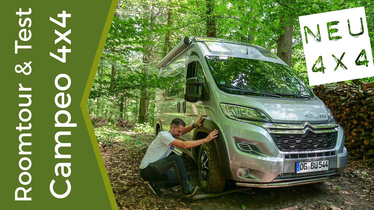 Wohnmobil Test 2021 der neue 4x4 Campeo Kastenwagen von Bürstner mit Roomtour