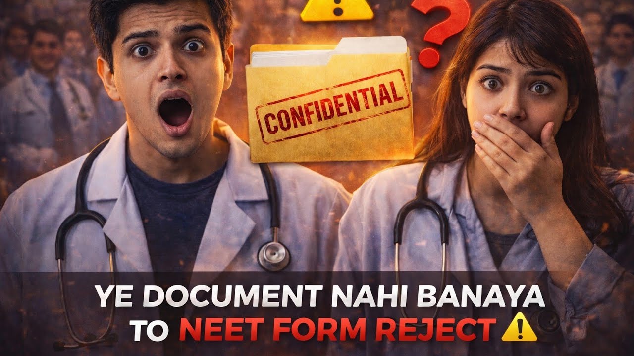 😱 90% Students Ye Galti Kar Dete Hain &ndash; NEET Form Reject! NTA NEET ADVISORY 