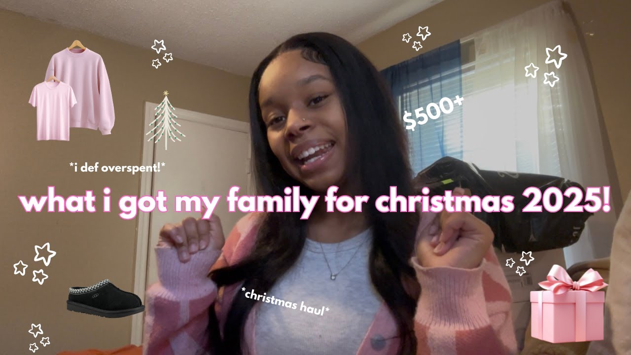 what i got my family for christmas 2025!🎄💫