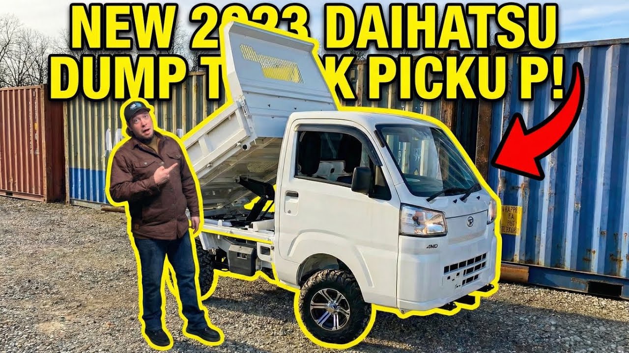 Вы не можете это купить? Совершенно новый самосвал Daihatsu 2023 года!