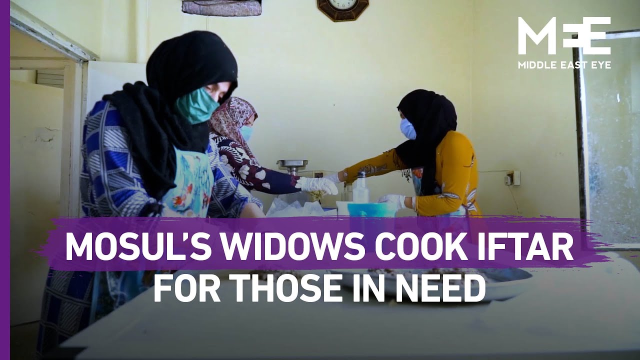 Widows in Mosul cook Ramadan iftar meals for those in need