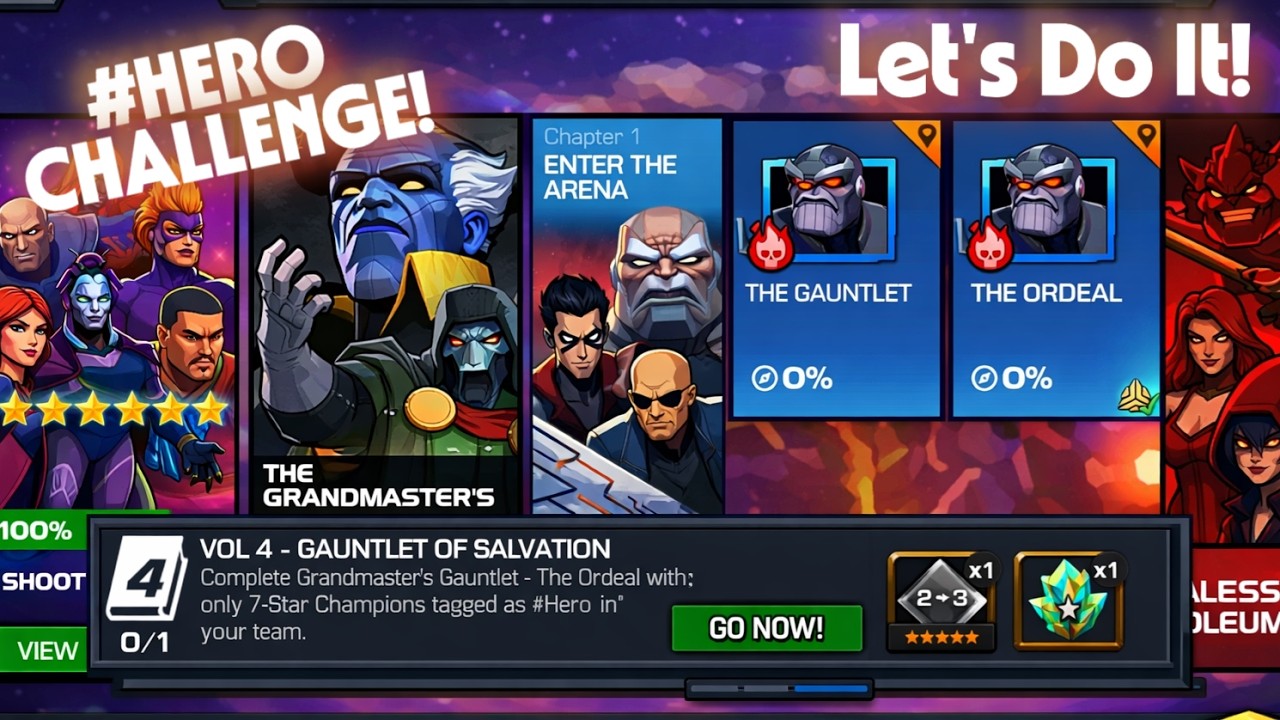 GRANDMASTER'S GAUNTLET ORDEAL | LET'S COMPLETE IT - MCOC