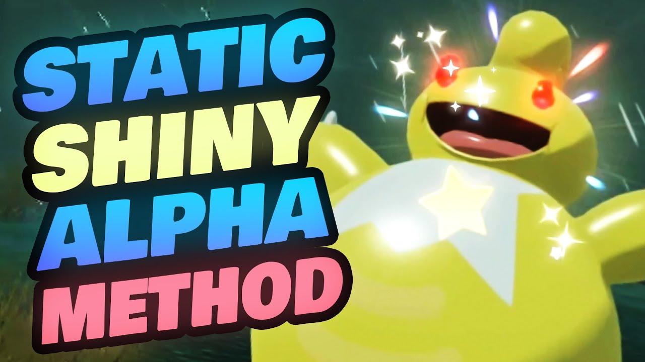 NEW SHINY HUNTING METHOD! How to easily get SHINY ALPHA Pokemon in Pokemon Legends Arceus