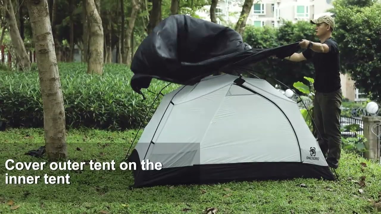 OneTigris STELLA Camping Tent Set up Instruction