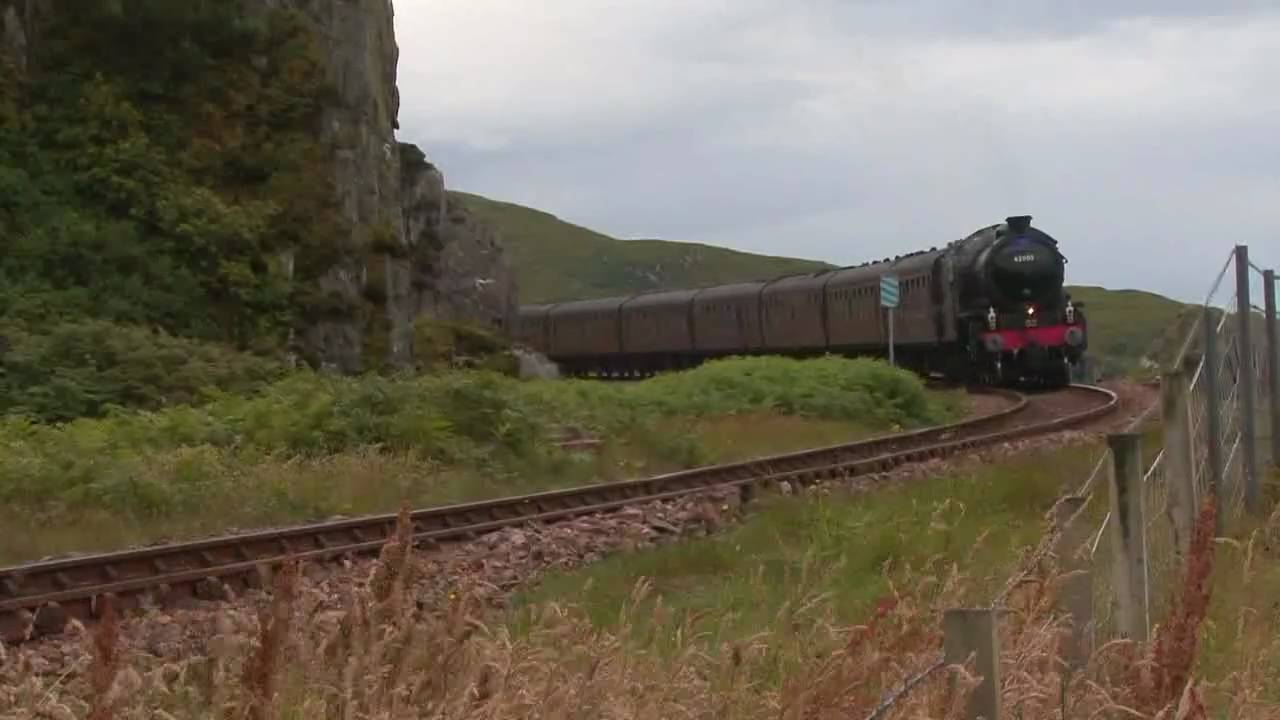 Jacobite - K1 No 62005 on the West Highland Railway between Fort William and Mallaig