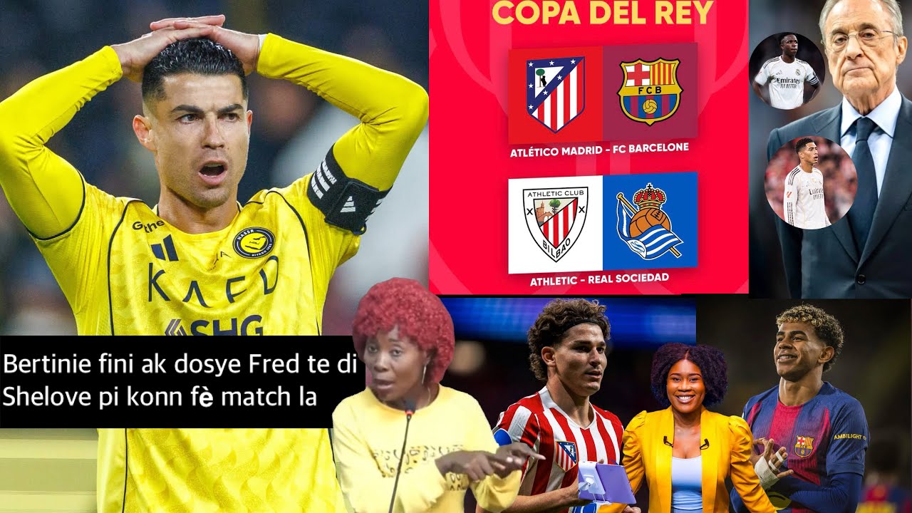 Cristiono deside kite Al Nassr🙆‍♂️ Tiraj coupe du Roi Barcelone vs AT Madrid. Dosye konn fè match la
