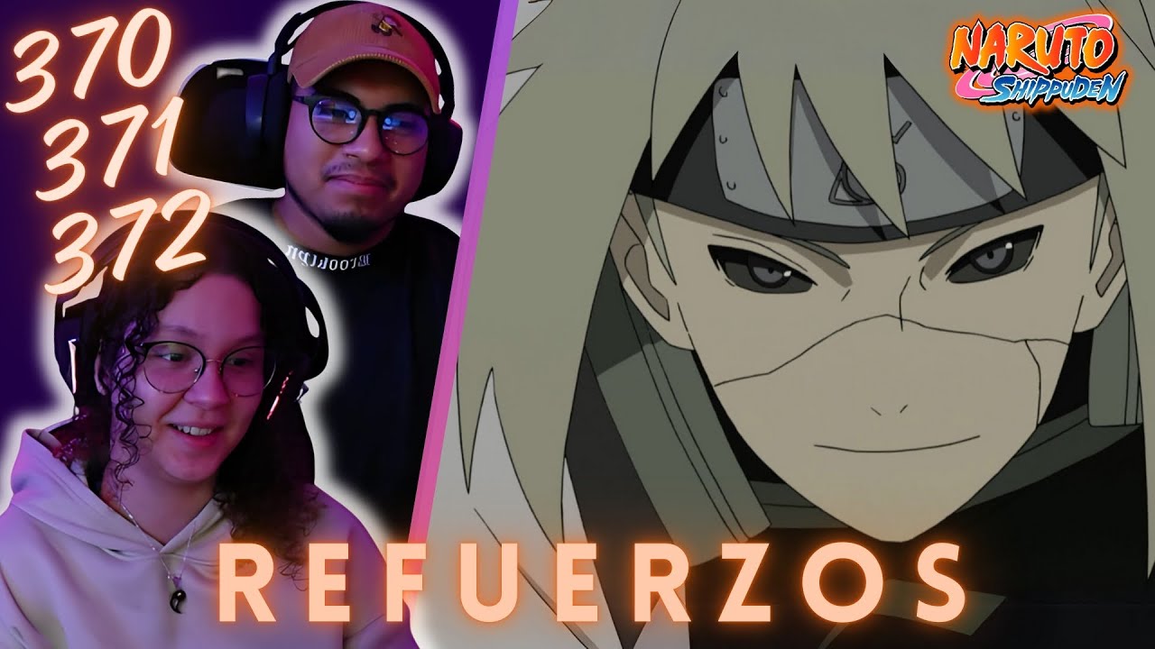 🍃 Naruto Shippuden 370, 371 y 372 | Reaccionando por primera vez | Los Hokages se unen a la guerra 🍃