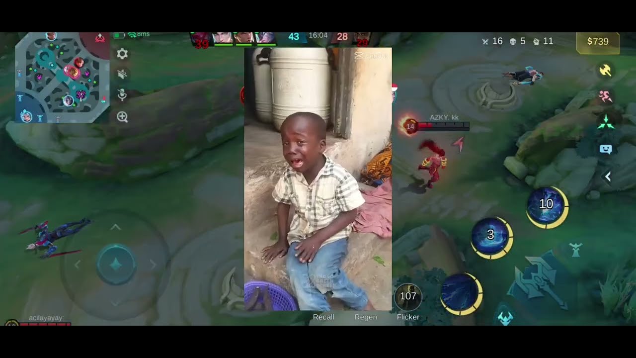 YIN PUN TAKUT SAMA PETÌR EUDORA 😄😄#mobilelegends 