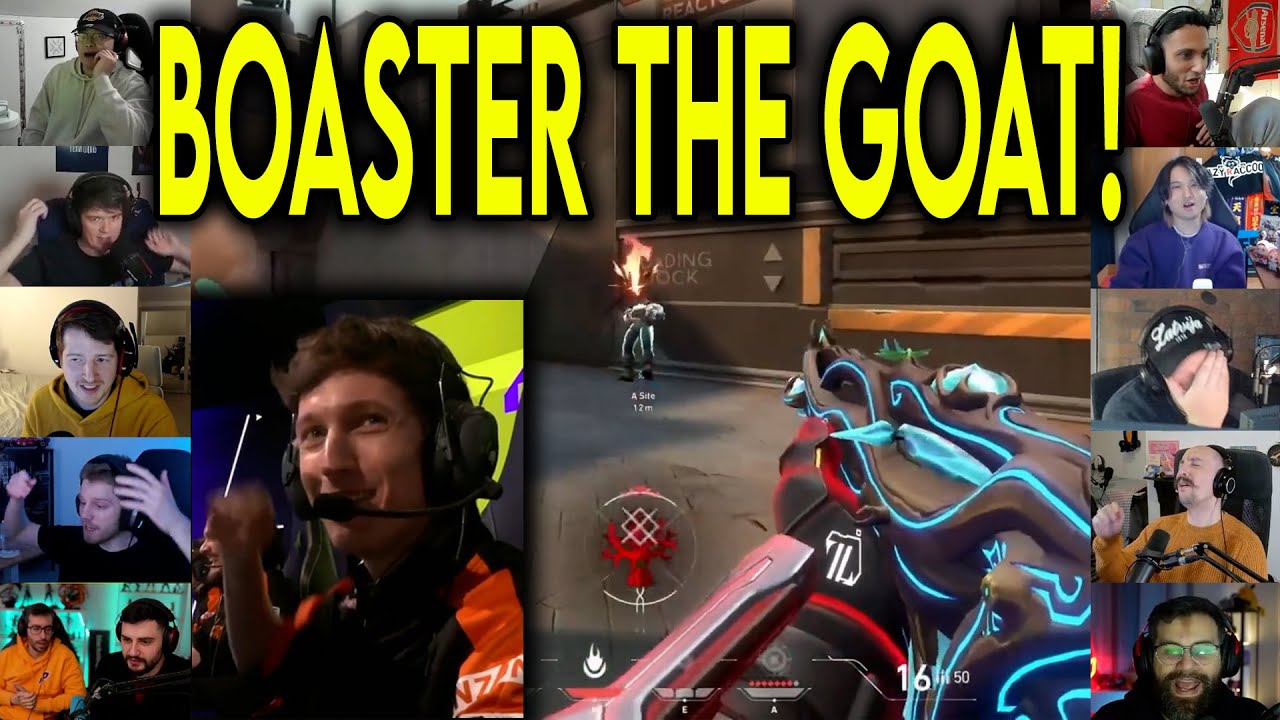 Valorant Streamers Reacts To FNC Boaster & Veqaj INSANE 2v4 CLUTCH Against NAVI In VCT