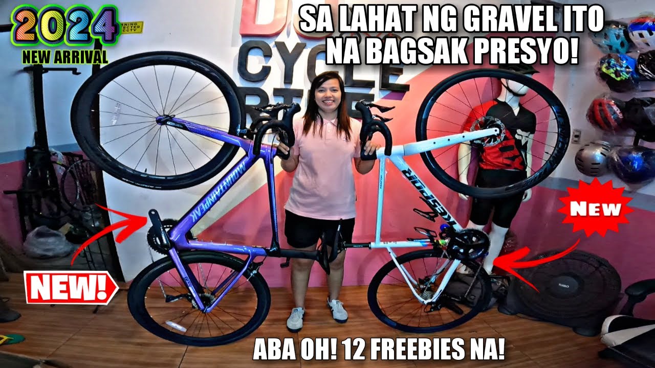 SA LAHAT NG GRAVEL BIKE AT ROAD BIKE!  ITO NA YUNG PANAKTO NGAYON MAY KASAMANG 12 FREEBIES !