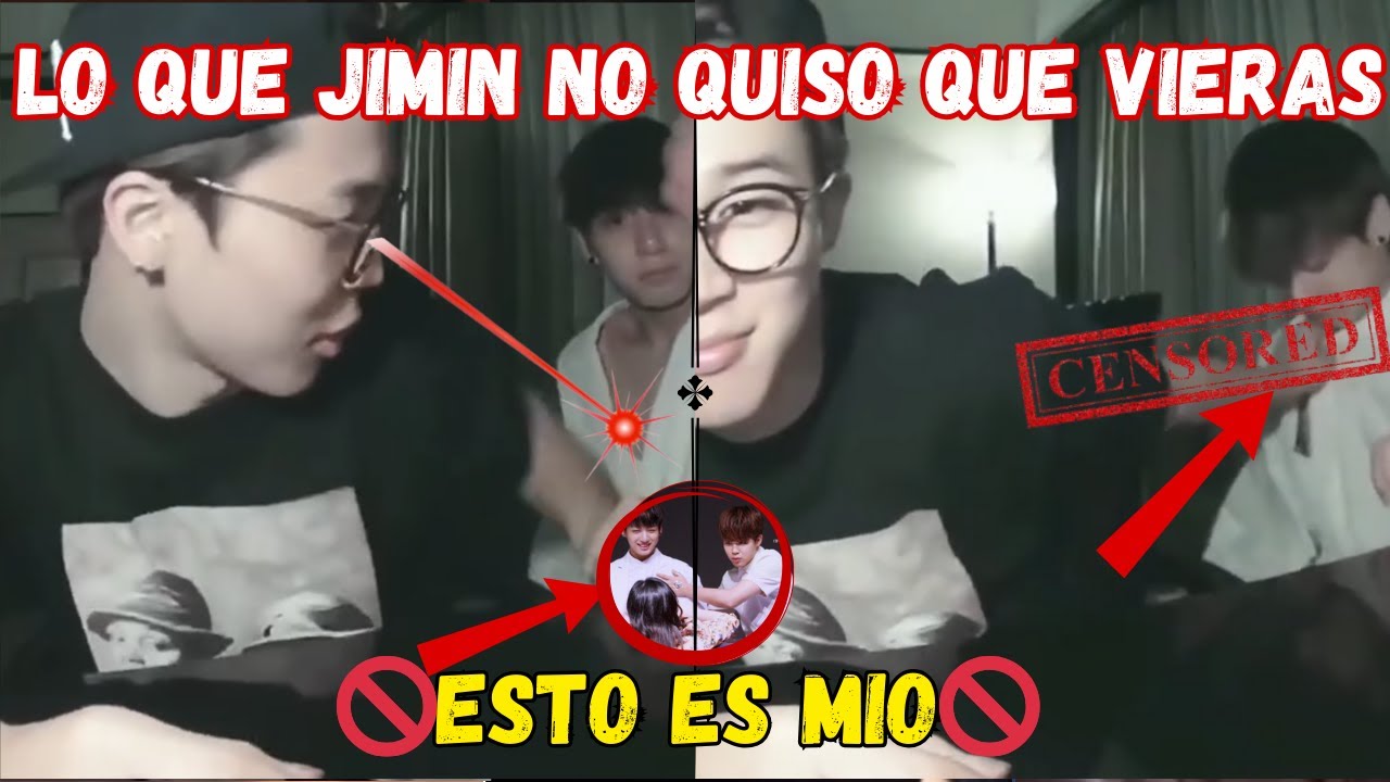 🚫 SOLO PARA MIS OJOS: EL REFLEJO AUTOMÁTICO DE JIMIN QUE DELATÓ SU INTIMIDAD CON JUNGKOOK 🔍