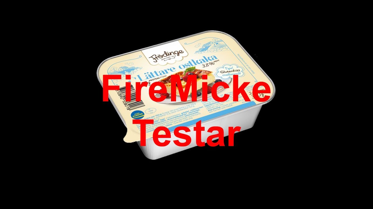 #FireMicke testar #Fr&ouml;dinge l&auml;ttare #Ostkaka