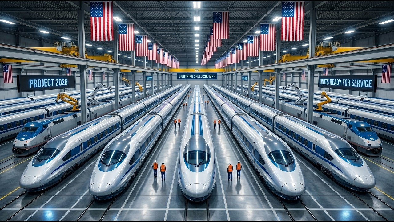 🚅 First Look: USA's Secret High-Speed Train 🤯