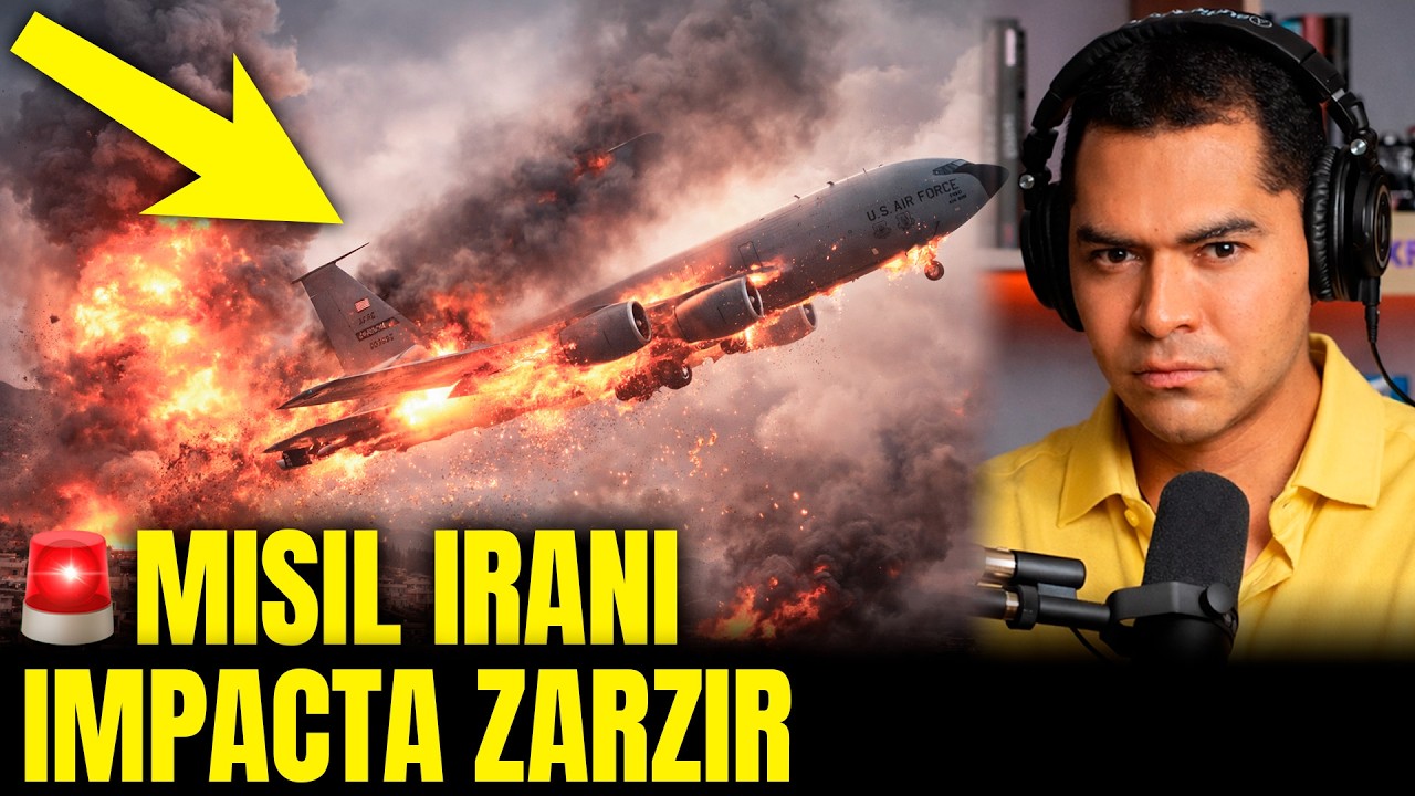 IRÁN INTENSIFICA ATAQUES! ZARZIR golpeado y avión de EE.UU. cae el mismo día