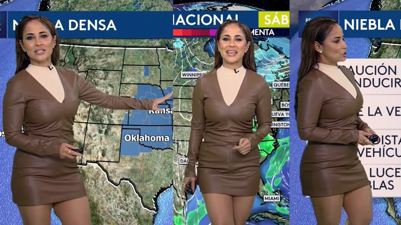 Jackie Guerrido WOW! Very hot in a tight leather dress 01/24/2024