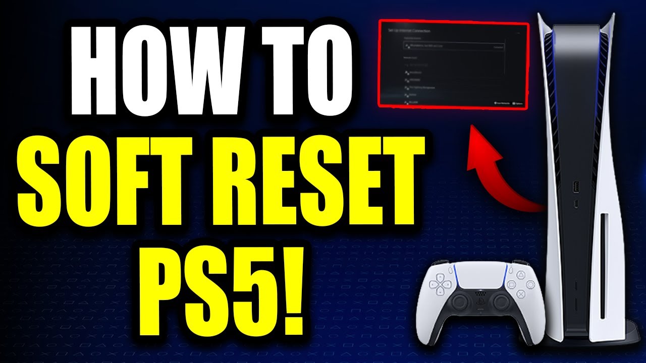 Как сделать мягкий сброс настроек PS5! Восстановление настроек PS5 по умолчанию (без удаления игр...