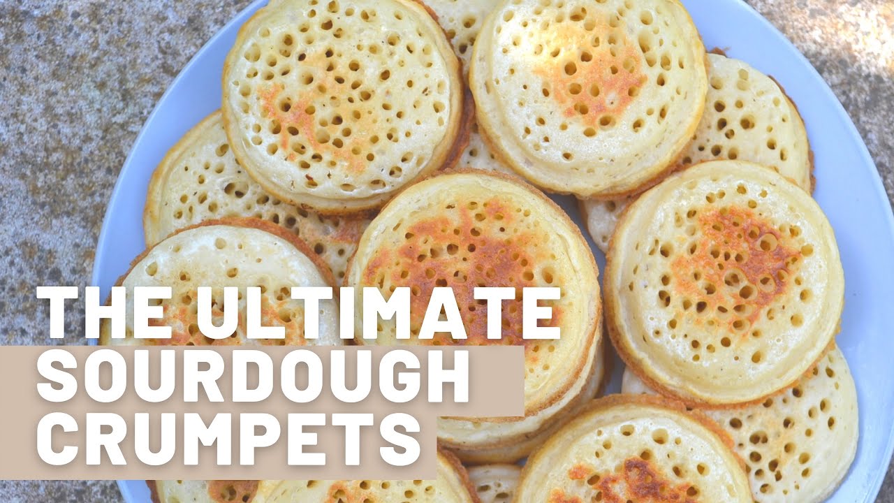 Sourdough Crumpet recipe | Delicious and easy | Bubbly and light, crispy & fluffy - Never rubbery