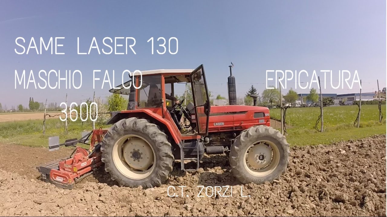 Same Laser 130 - Maschio Falco 3600 - Erpicatura - Harrowing - C.T. Zorzi L.
