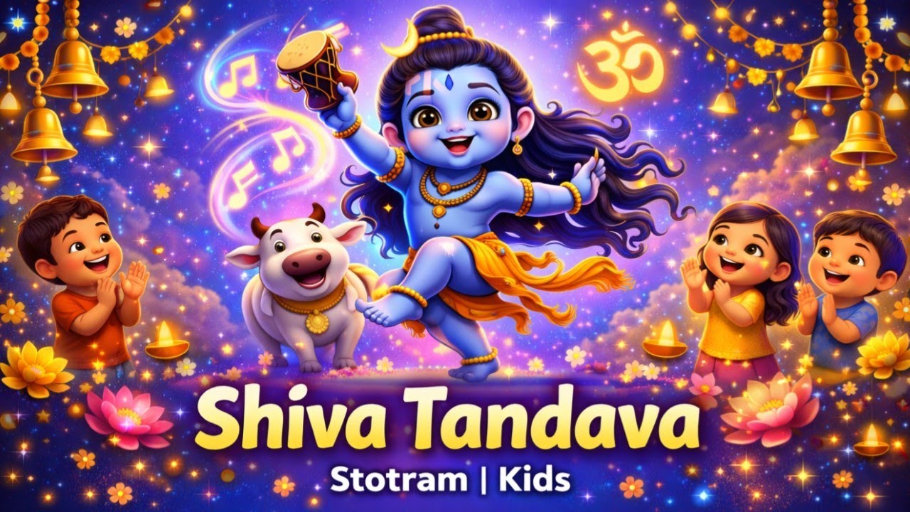 Shiva Tandava Stotram for Kids | Dancing Lord Shiva | Powerful Devotional Song | BP Kids  