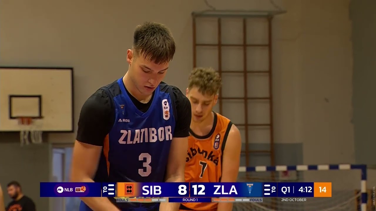 NLB ABA League 2 2024/25, Round 1 match: &Scaron;ibenka - Zlatibor Mozzart (25.9.2024)