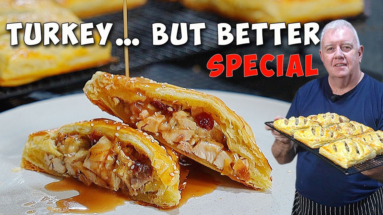 Best Way to Use Leftover Turkey &ndash; Crispy Puff Pastry Hand Pies