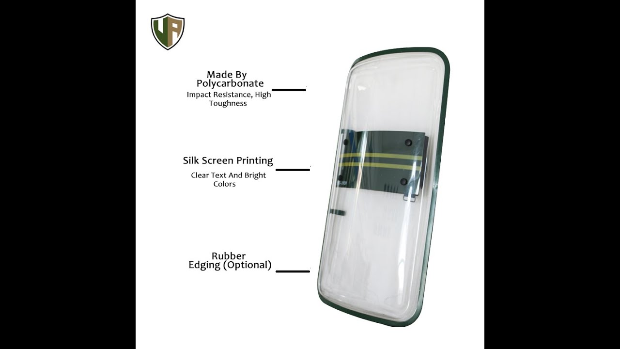 High quality cheap impact modified clear polycarbonate riot clear shield