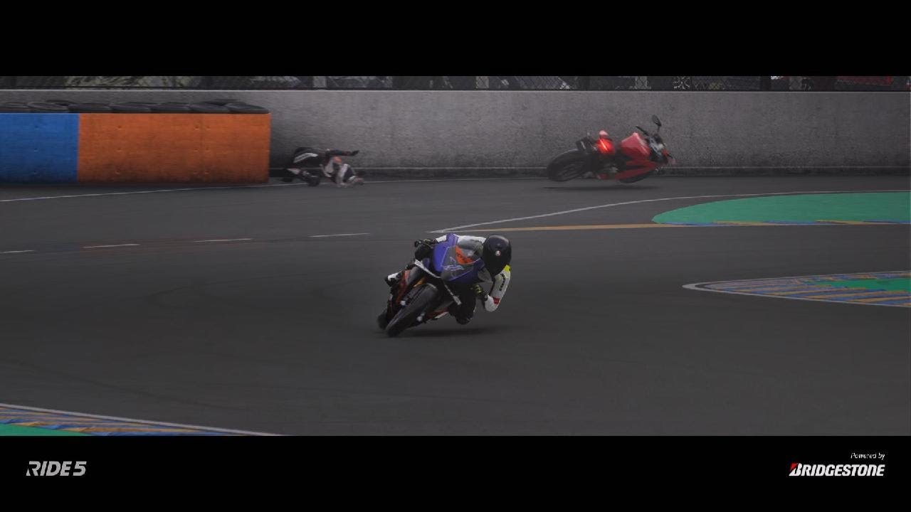 RIDE 5 Aprilia RSV4 X trenta (Le mans) Bugatti Circuit Wet race😁