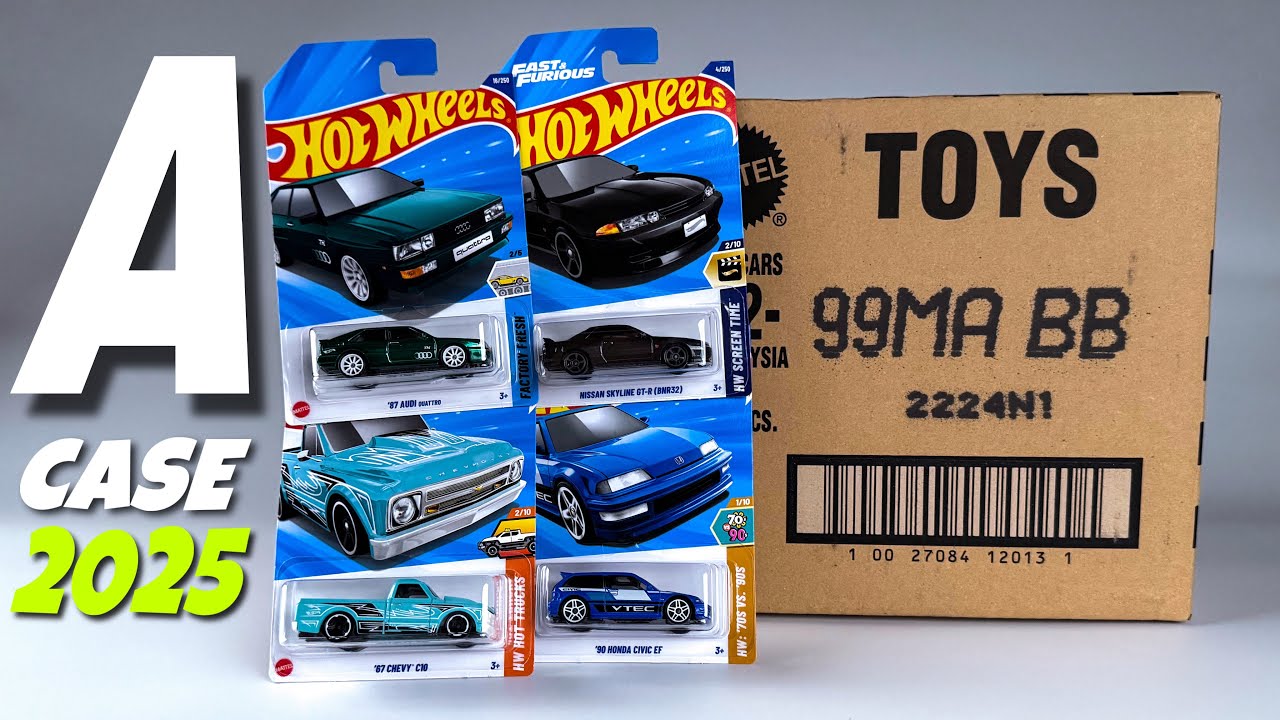 Распаковка Hot Wheels 2025 — кейс! С супер!!