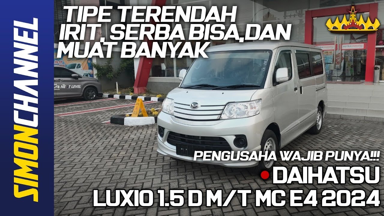DAIHATSU LUXIO D MT MC [LXRG] 2024 - REVIEW INDONESIA