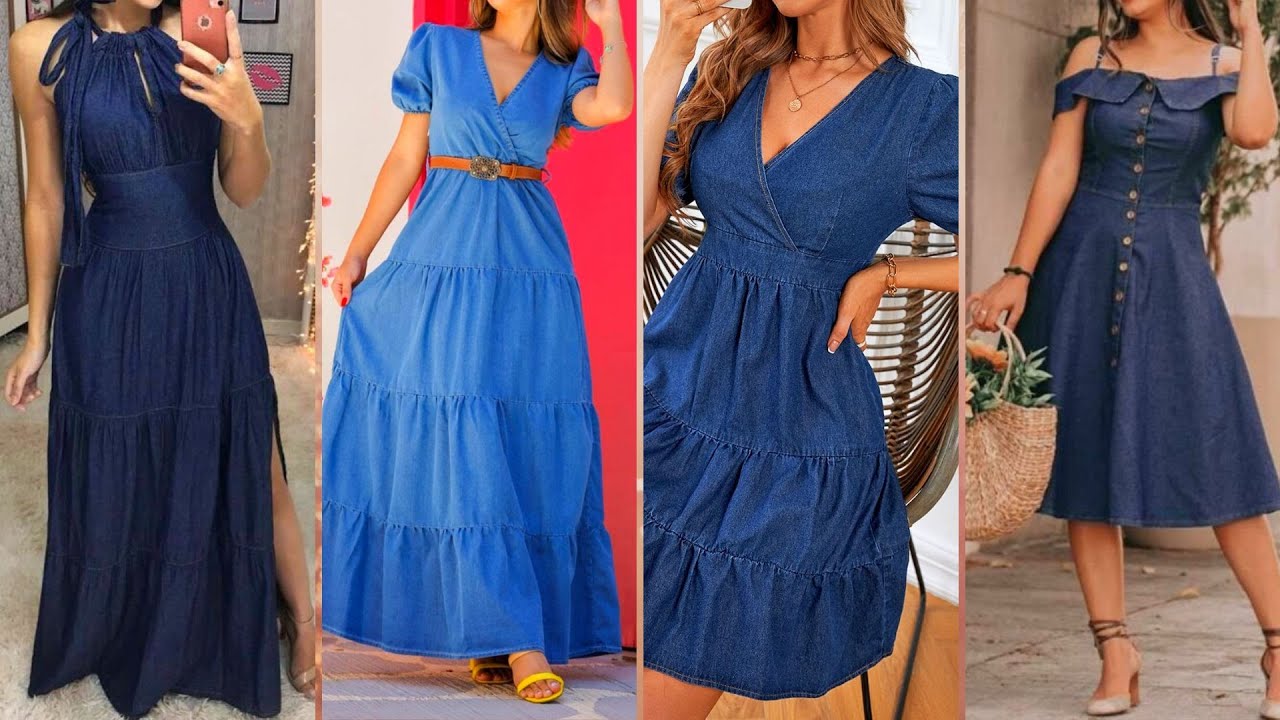 COMO USAR VESTIDO JEANS para um LOOK casual e confortável