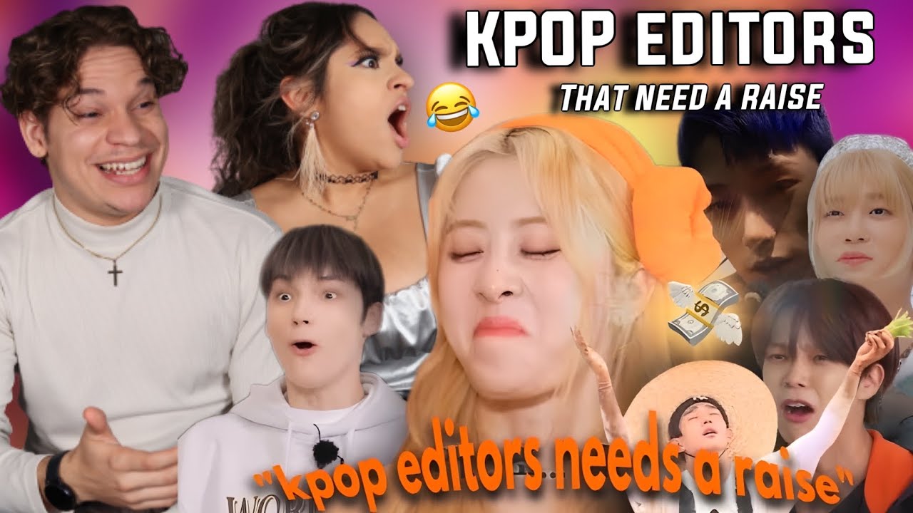 KPOP Editors are THE BEST! Waleska & Efra react to 'Funniest Kpop Edits EVER!' ft SEVENTEEN, ATEEZ +