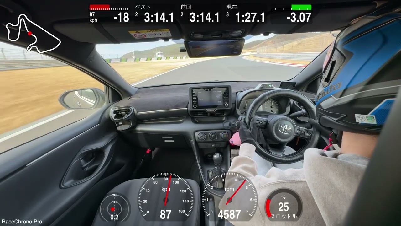 MXPA10 Yaris 1.5MT Autopolis Onboard, Full Laps, 2026-1-18, Session 1, オートポリス ヤリス車載