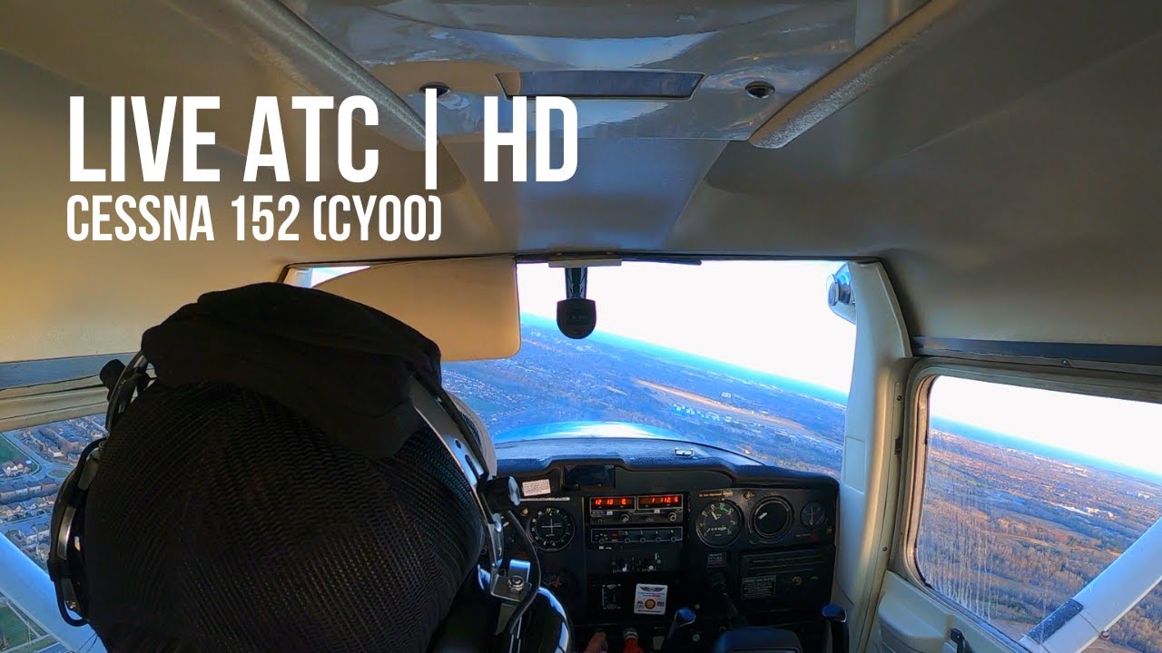 Spring Evening Landing in Cessna 152 | Oshawa Executive Airport CYOO