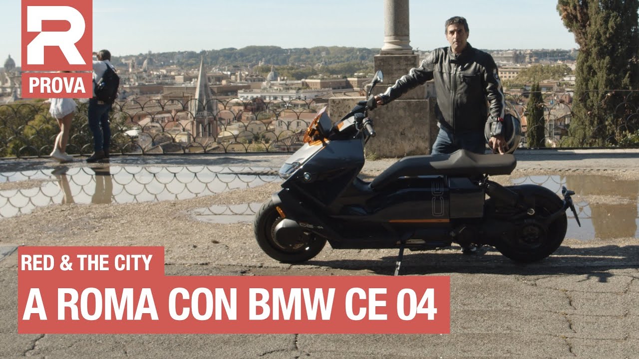 Prova BMW CE 04 - a Roma con lo scooter elettrico più potente di tutti